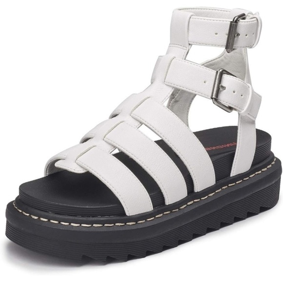 Unionbay white platform gladiator sandals - Picture 1 of 11